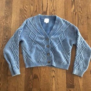 Le Lis Collection Blue Cardigan